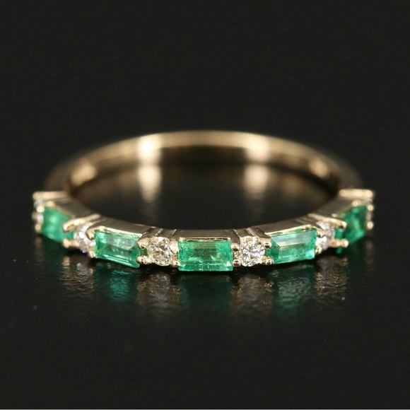 Effy Jewelry - EFFY 14k Yellow Gold and Emerald Gemstone Ring